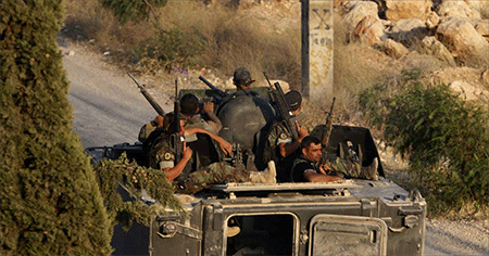 Heridos cuatro soldados libaneses en una explosión en Arsal